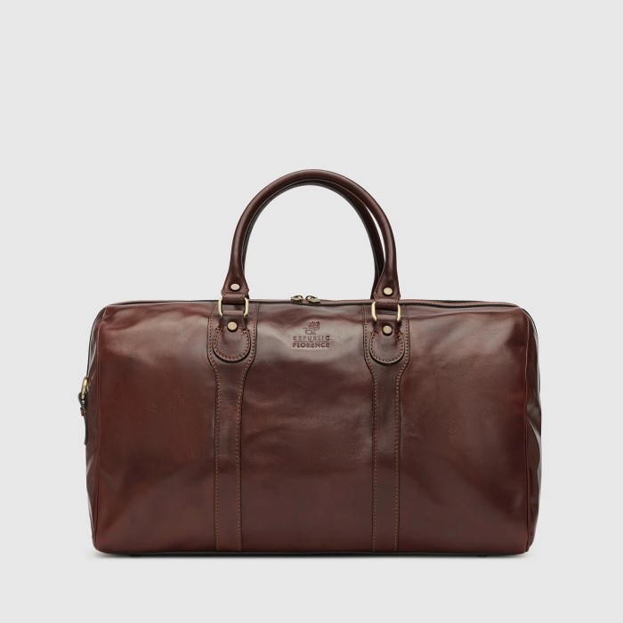 leather duffle bag